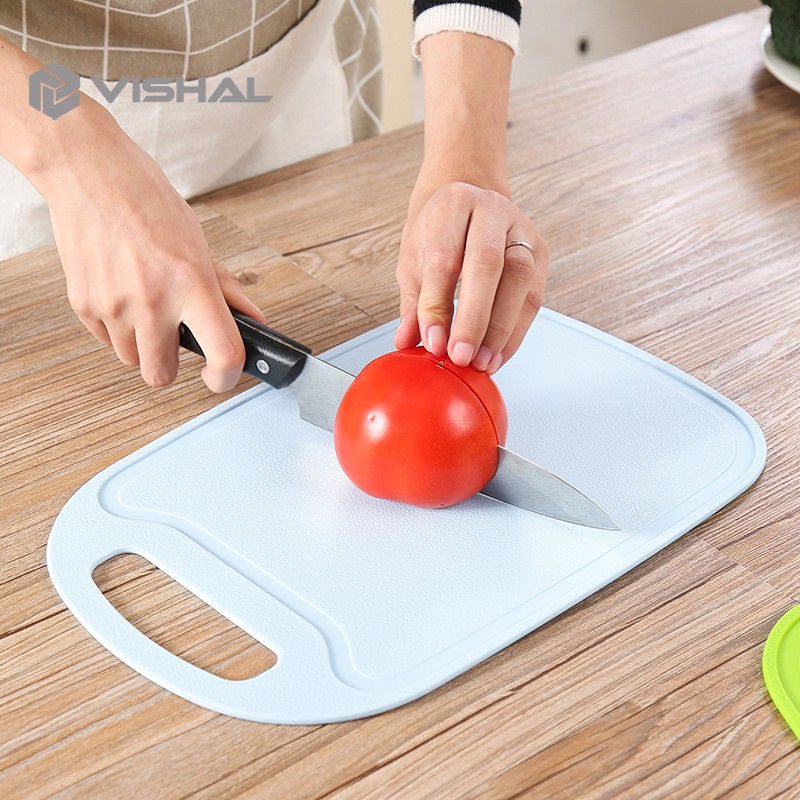 VISHAL Talenan Bahan Jerami Gandum Cutting Board/ Alat Dapur Talenan Jerami Gandum Pengiriman Acak