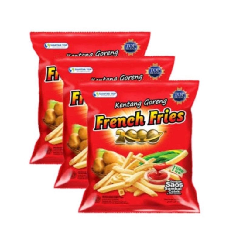 

PROMO!!! French fries 2000 ISI 10pcs 8gram