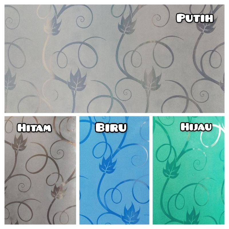 Fiber pagar plastik penutup pagar motif Daun Eco