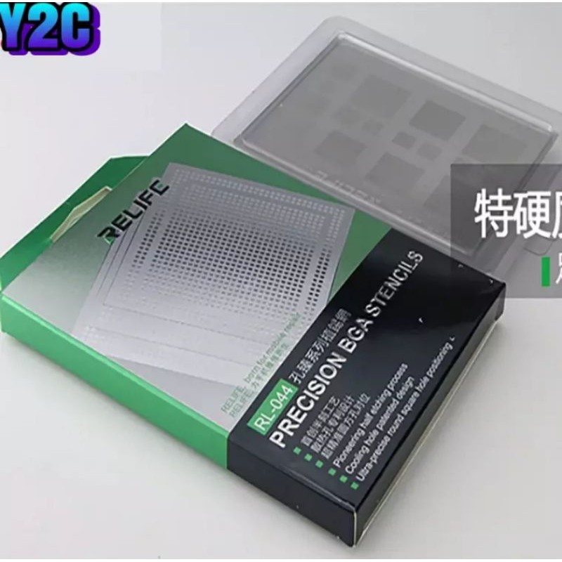 PLAT BGA / CETAKAN IC RELIFE RL-044 UNIVERSAL 0,3 / 0,35 / 0,4 / 0,5 / ALAT SERVIS HP LENGKAP MURAH