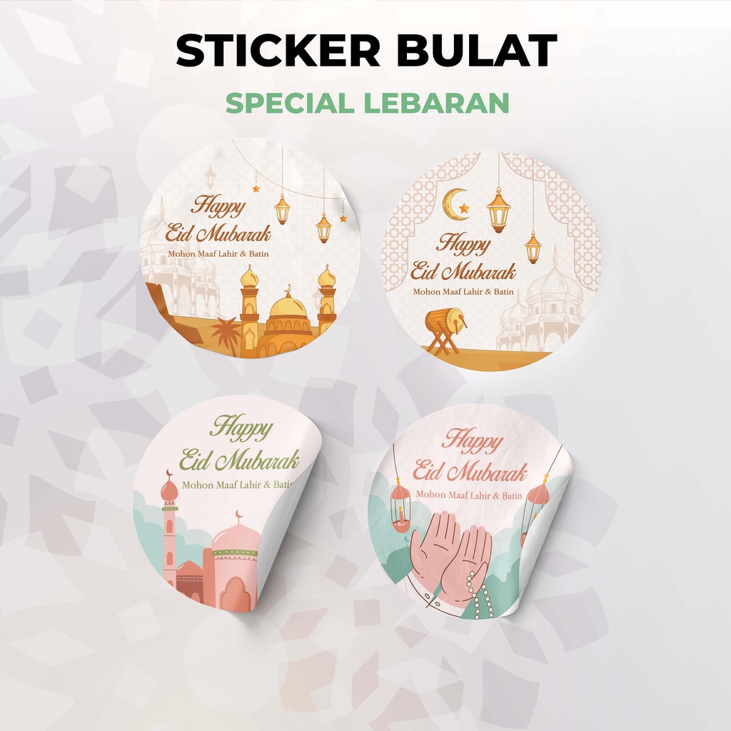 

Artomaringi Stiker Idul Fitri/Stiker Lebaran/Stiker Ucapan Hari Raya F02