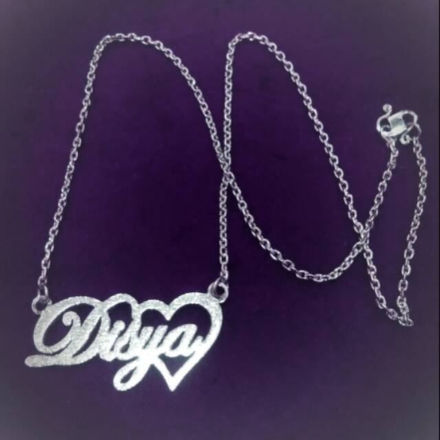 Kalung Perak Nama