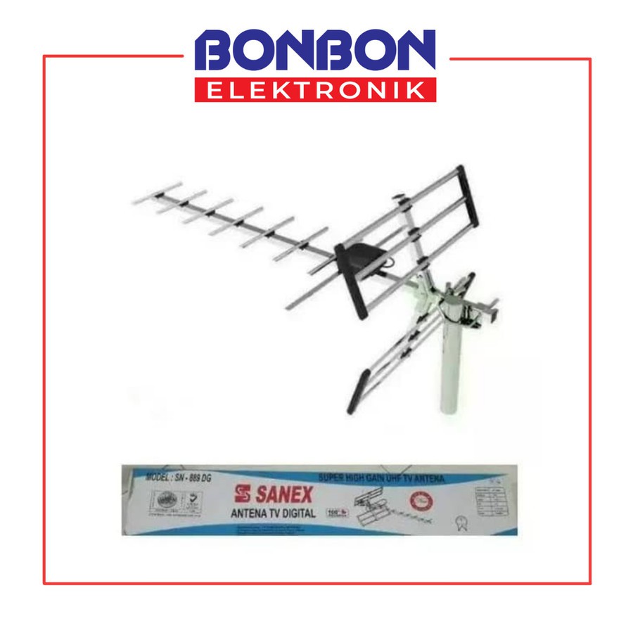 Sanex Antena Digital Luar / Outdoor SN-889 DG DVB-T2 / SN 889DG / SN889DG FREE KABEL