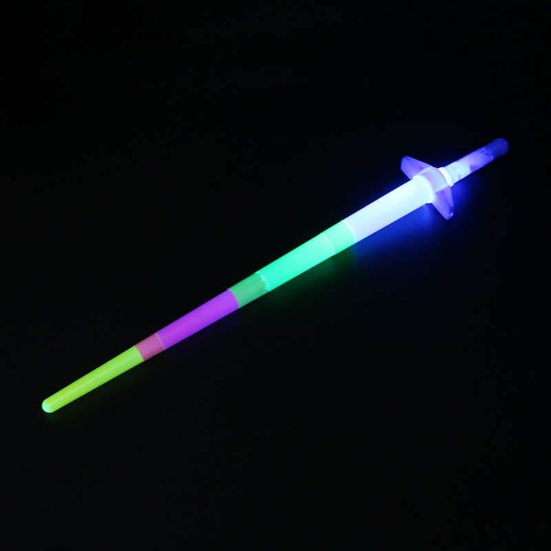 Mary Party Light Kedip Bintang Glow Extendable Light Mainan Rainbow Sword Party Night Concert Lamp