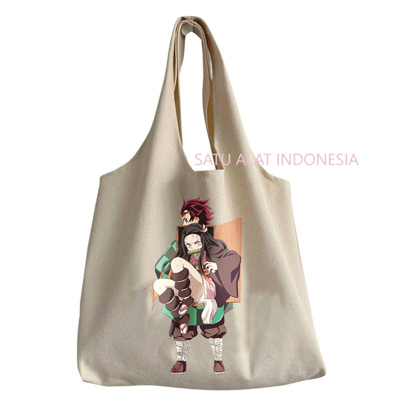 ANIME TOTEBAG 3.0 BESAR 100% CANVAS ORIGINAL ANIME GUNDAM KARTUN TOTE BAG VINTAGE 8899 BIG CANVAS BAG TAS KANVAS