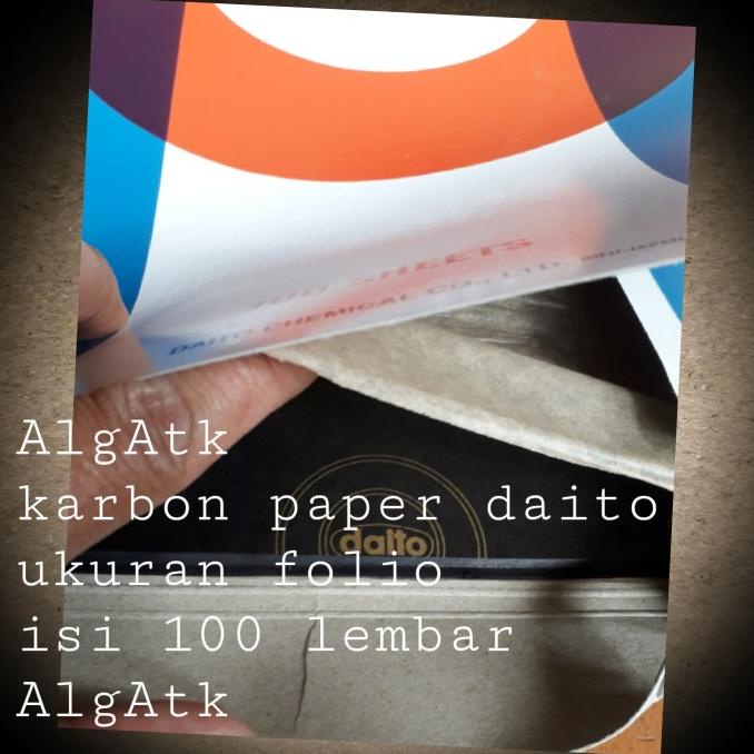 

Karbon Paper Daito Ukuran Folio. Isi 100 lembar. KERTAS FOLIO
