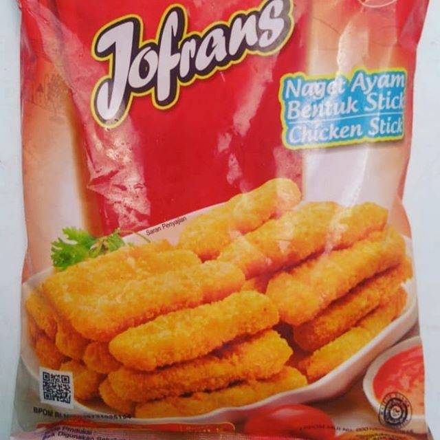 

Jofrans Chicken Nugget bentuk stick 500gram