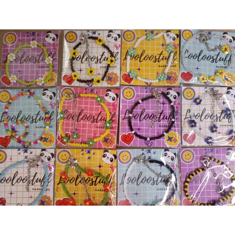 Gelang Kpop Idol Manik/Bracelet Korea/BTS EXO Blackpink Treasure NCT