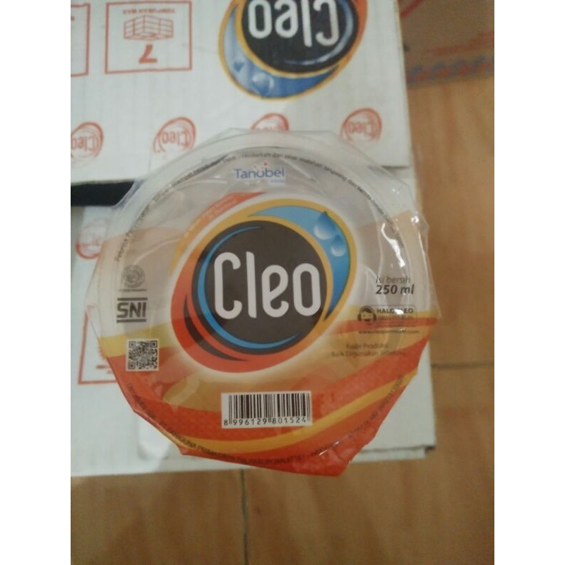 

Air gelas mineral Cleo 220ml (eceran)