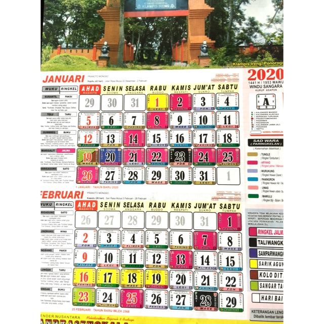  Kalender  Jawa  2021 Lengkap Wuku  SosialPost