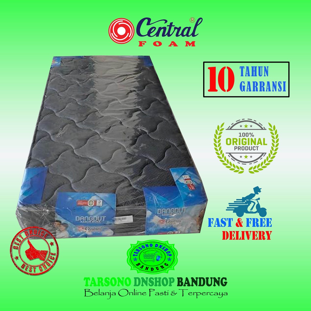 Kasur Busa Dangdut By Central Foam / Kasur Busa No. 1 2 3 4 / Kasur Busa Dangdut Tebal 20cm Bergaran