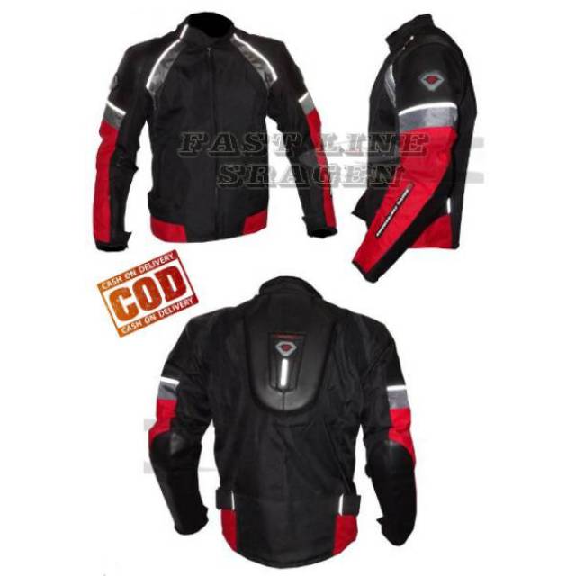 Jaket touring brutal contin bikers motor safety tebal waterproof  harian outdor original