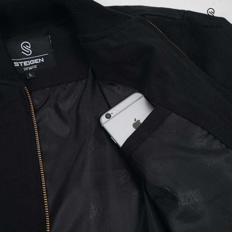 BOMBER JACKET OSLO SUEDING STEIGEN ORIGINAL JAKET BOMBER PRIA COWOK-1