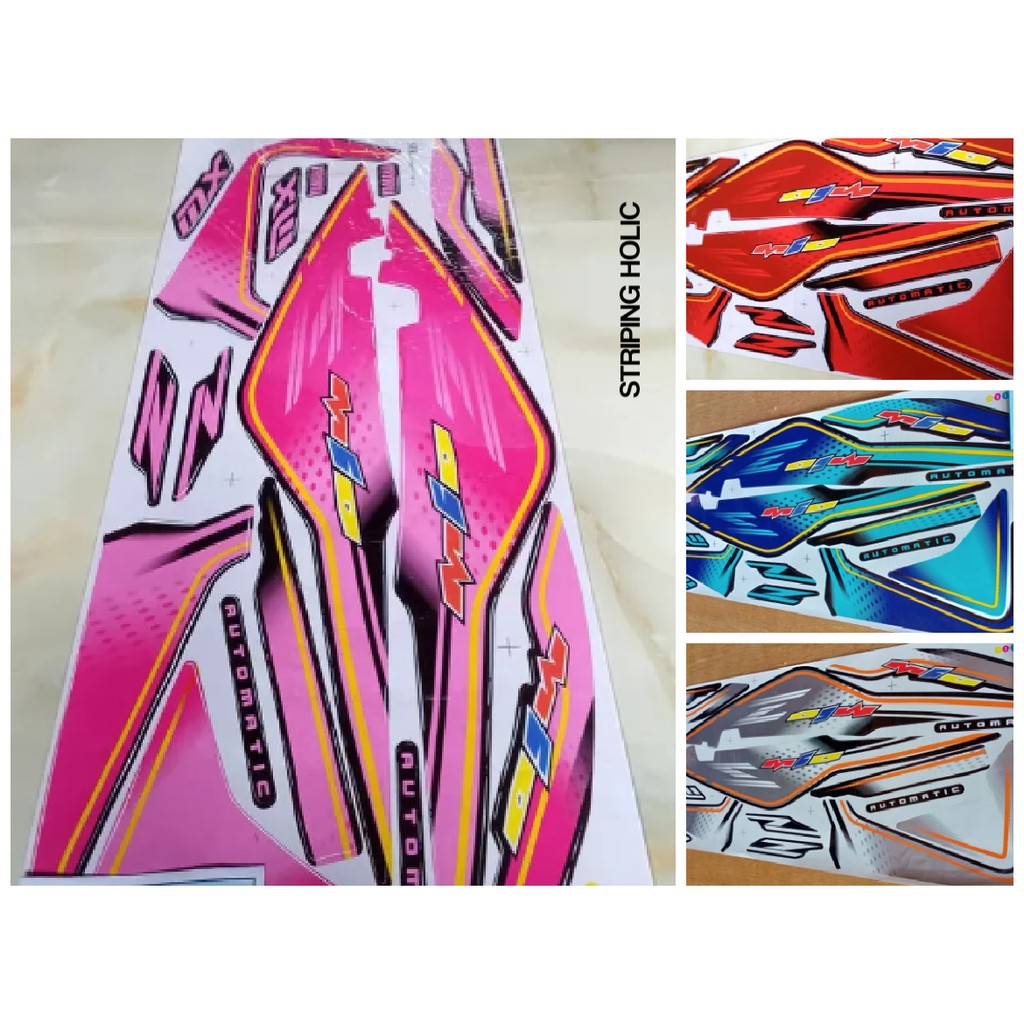 STIKER STRIPING VARIASI MIO SOUL Z / MX