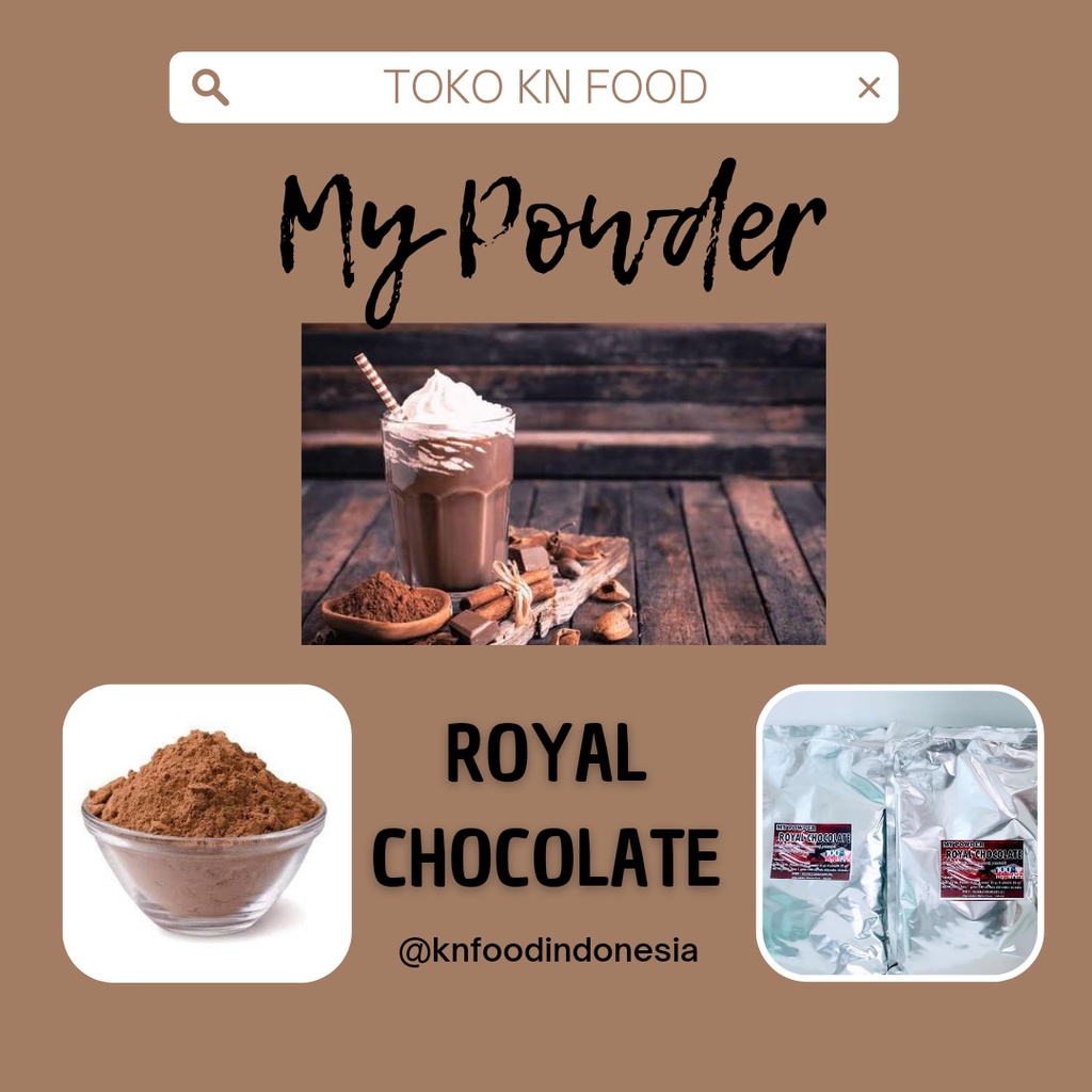 

Powder Royal Chocolate Regular - Powder minuman rasa Royal Chocolate 1kg