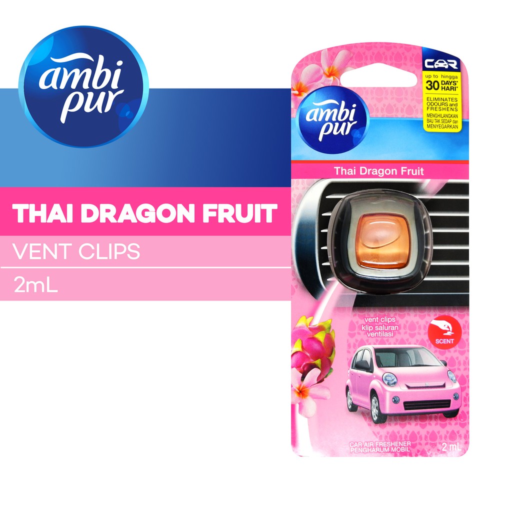 Pengharum Mobil Parfum Mobil Pewangi Ruangan Mobil Thai Dragon Fruit Clips 2 ml