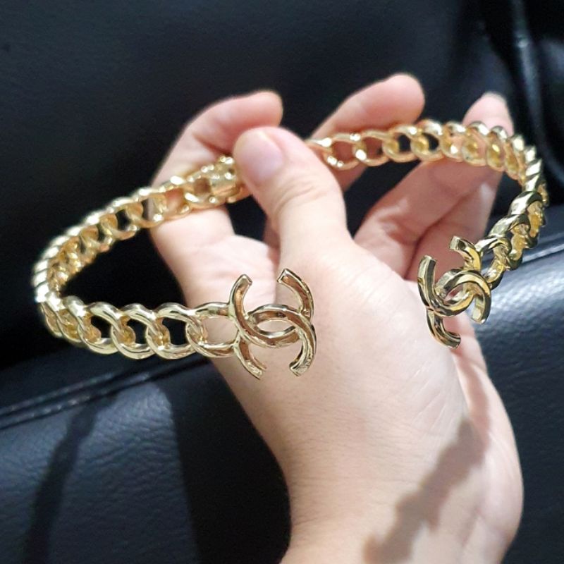 Kalung Premium Silver925 Perak Platgold Kalung Choker Fashion Import tidak karatan 0929