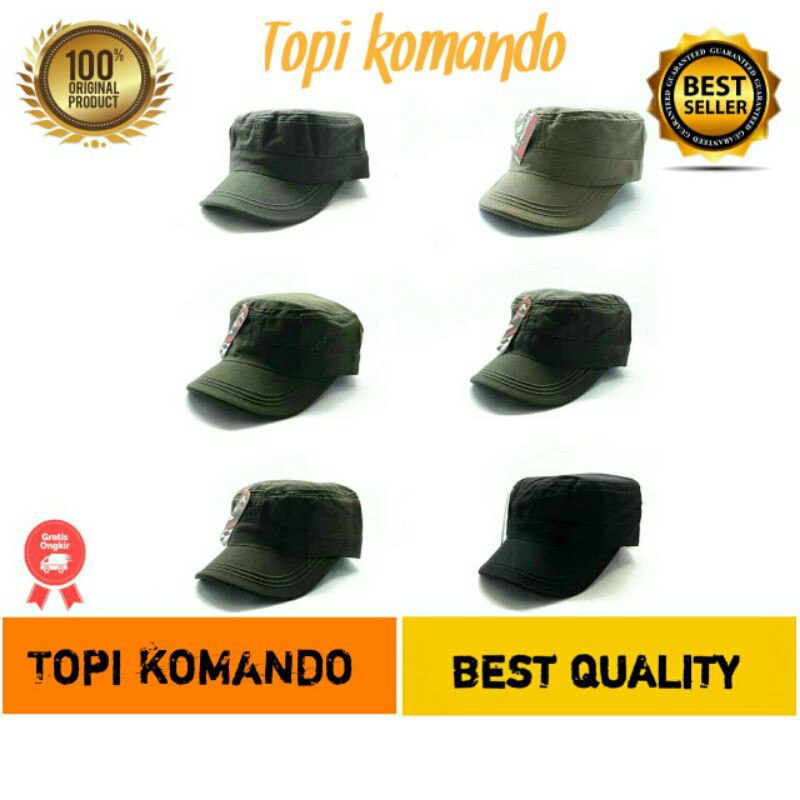 Topi komando Topi TNI komando polos