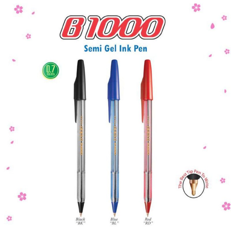 

1 BOX PULPEN ZEBRA B-1000 0.7 MM / 1 LUSIN 12 PCS ZEBRA PEN