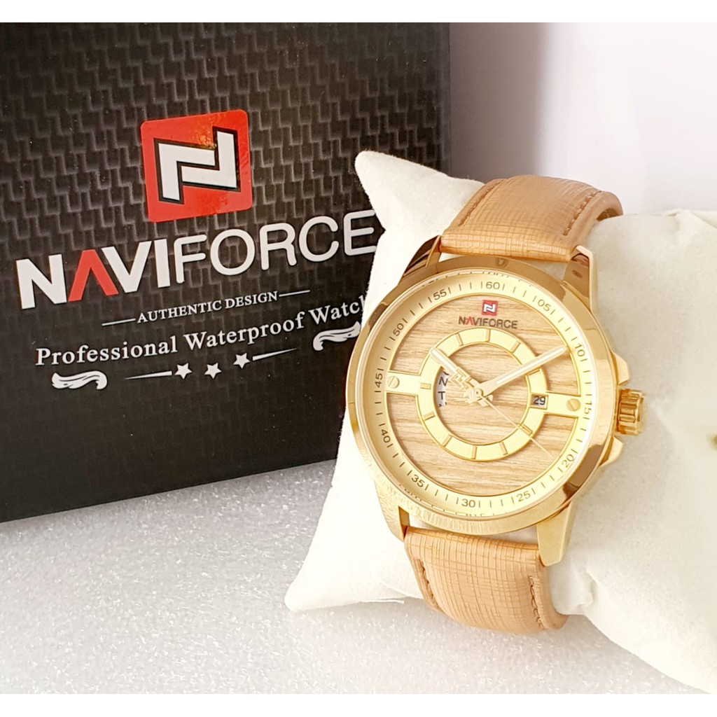 ORIGINAL Jam Tangan Wanita Naviforce 9151 | Jam Tangan Cewek Garansi Resmi, Leather