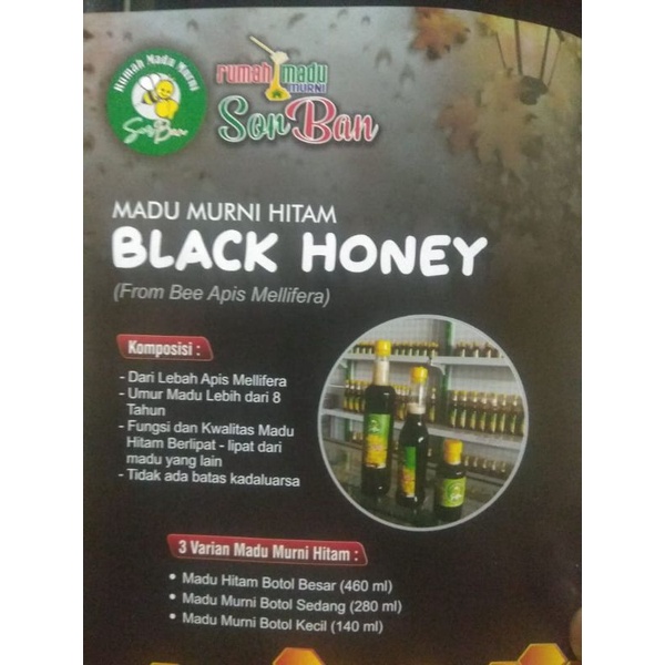 

SorBan Madu hitam murni asli (Black Honey) 460ml