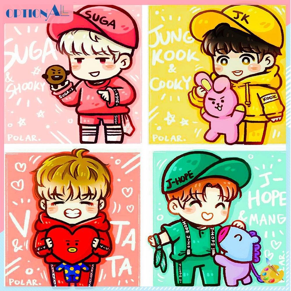 Beli BTS Diy Lukisan Diamond 5d Dengan Gambar Kartun Untuk Hiasan Dekorasi Rumah SeeTracker Indonesia