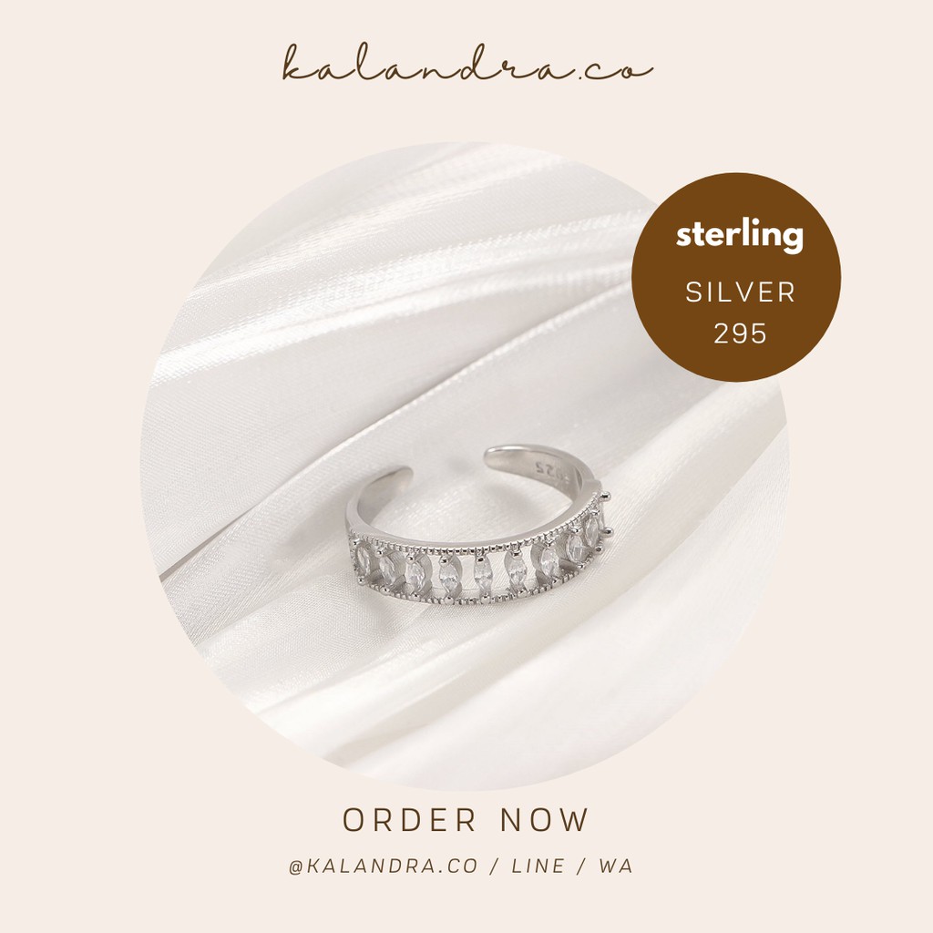 Beatrix|925 sterling silver ring|cincin 925 sterling silver|zicron ring