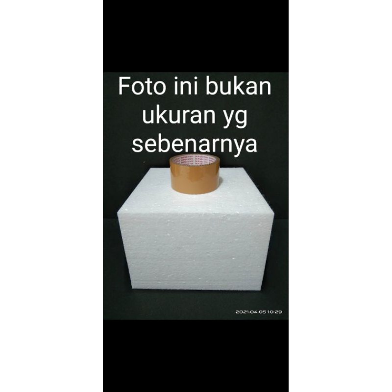 

35x30x2,5cm Styrofoam Sheet Gabus Lembaran Papan