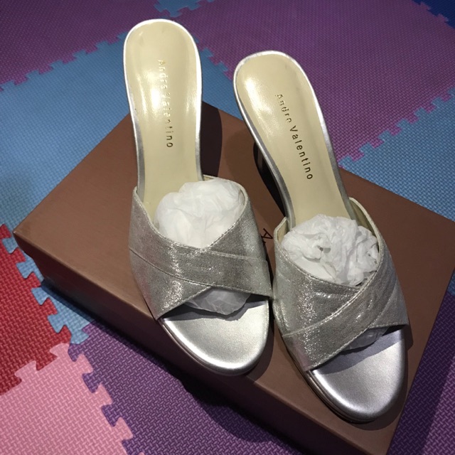 Andre Valentino Silver Heels
