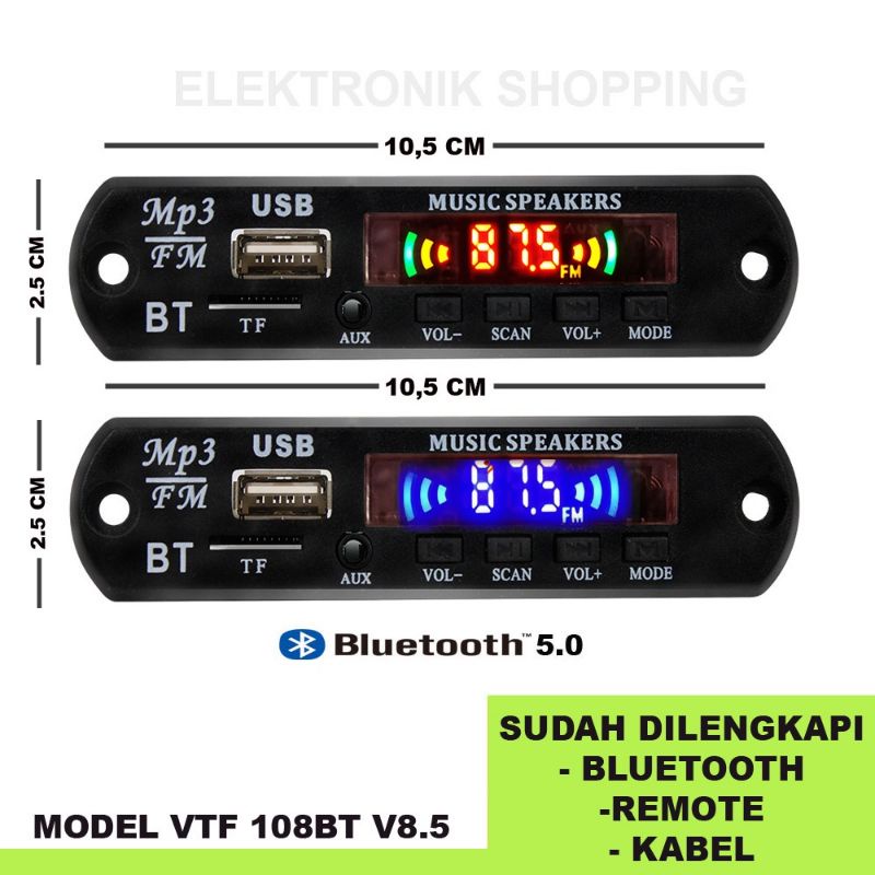 Kit modul Mp3 bluetooth