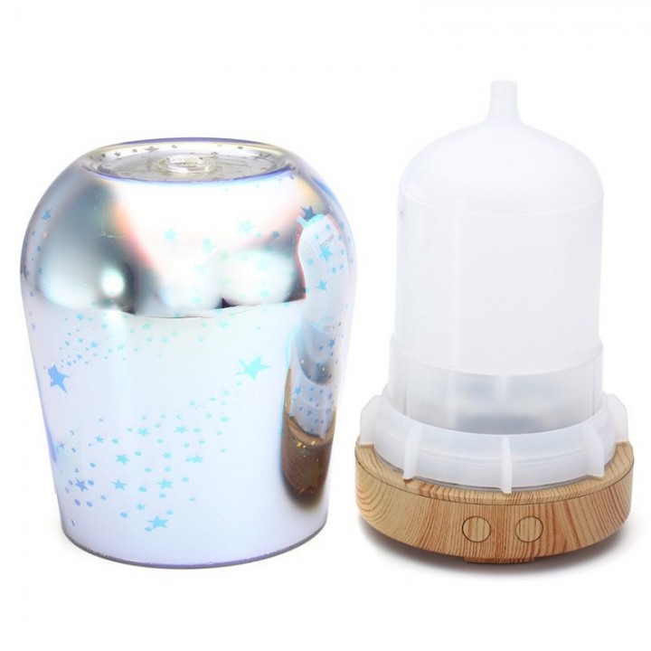Humidifier 3D-04 Glass Spherical Shape Star Style Oil Diffuser 100ML