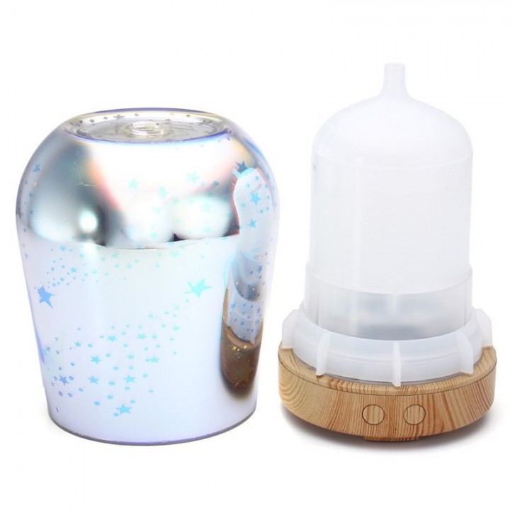 Humidifier 3D-04 Glass Spherical Shape Star Style Oil Diffuser 100ML