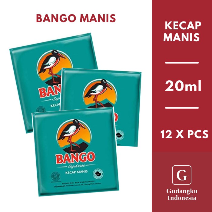 

BANGO KECAP MANIS 18ml isi 12 sachet