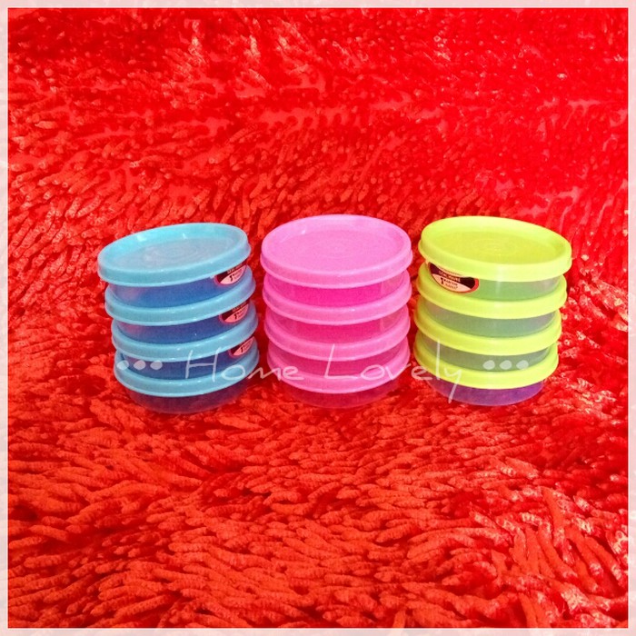 Toples Mini Swedia Bulat 50ml / Wadah Bumbu / Kosmetik / Sambal