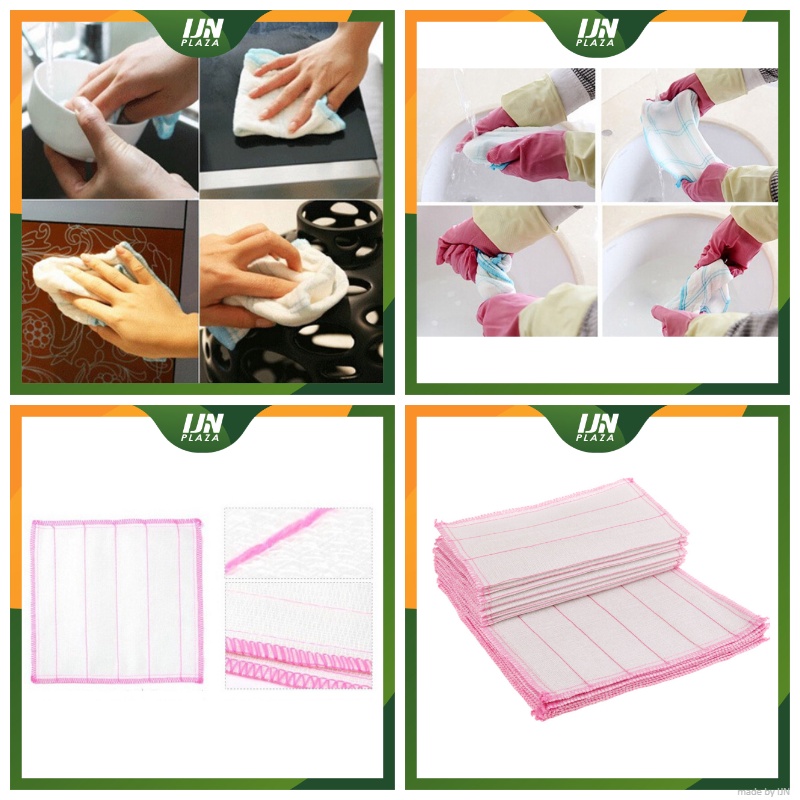 ❤ IJN ❤ KAIN LAP DAPUR ANTI MINYAK SUPER LEMBUT KAIN LAP PIRING GELAS BAHAN COTTON KAIN MEJA SERBAGUNA MURAH
