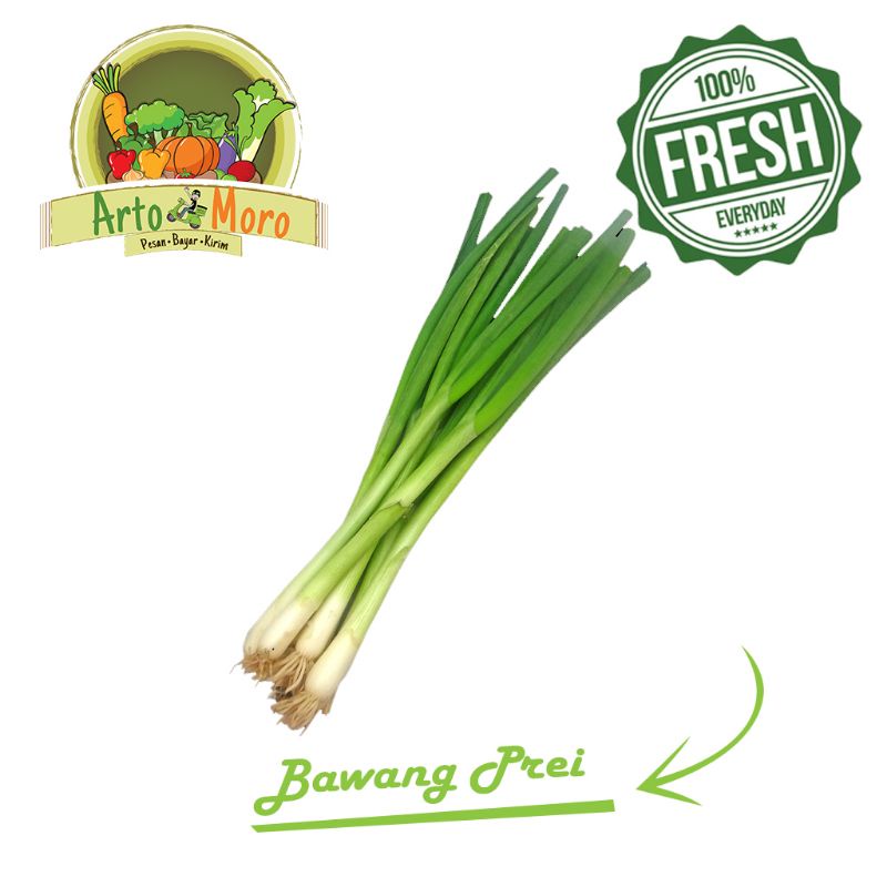 

BAWANG PREI (Sayur Artomoro) 1 pack (200 gram)