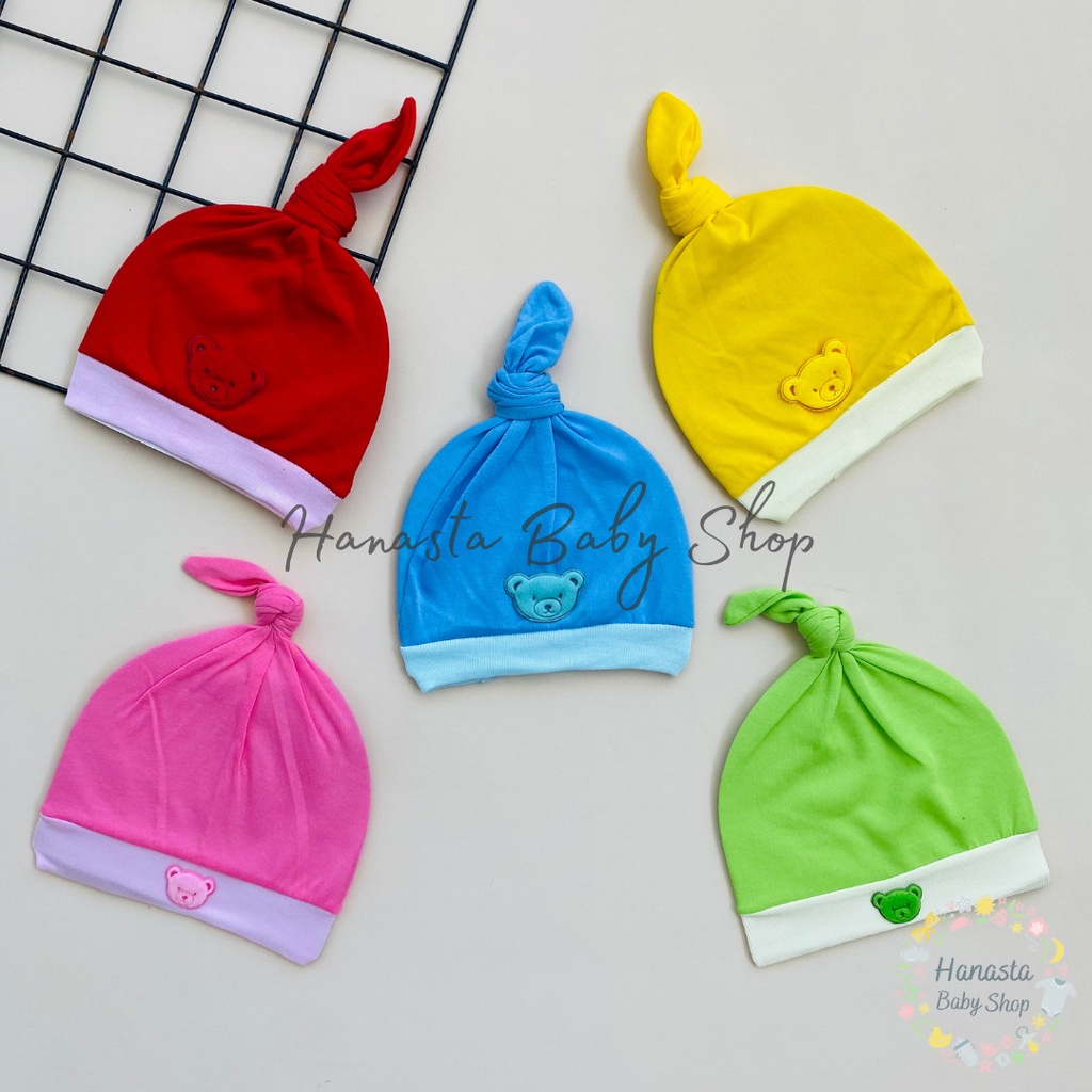 Topi Kupluk Bayi (0-12 Bulan) Baby Hat Newborn Pelindung Kepala Bayi Perlengkapan Bayi