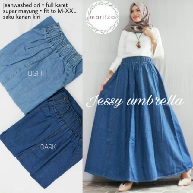 JESSY UMBRELLA MARITZA||ROK MAYUNG JUMBO JEANS