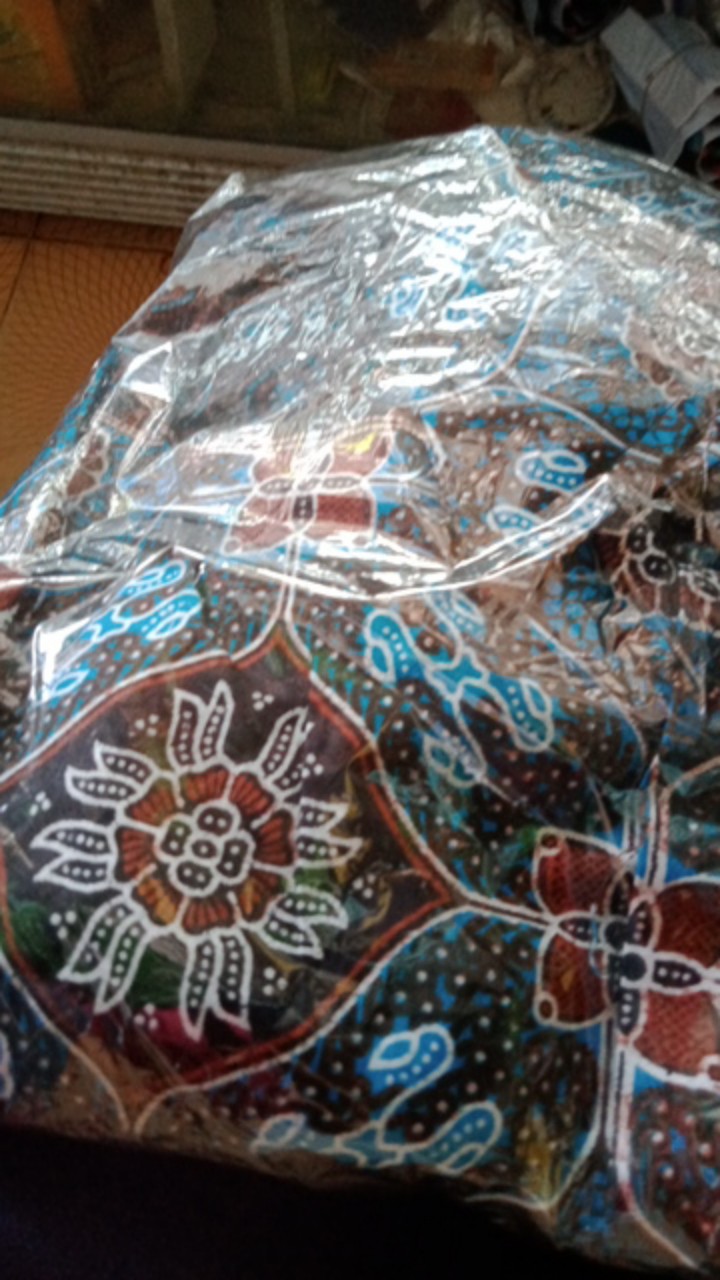 022 Zahira Batik Hrb026 Kenongo Hem Kemeja Batik Pria Lengan Pendek  Katun Primis Halus M L Xl