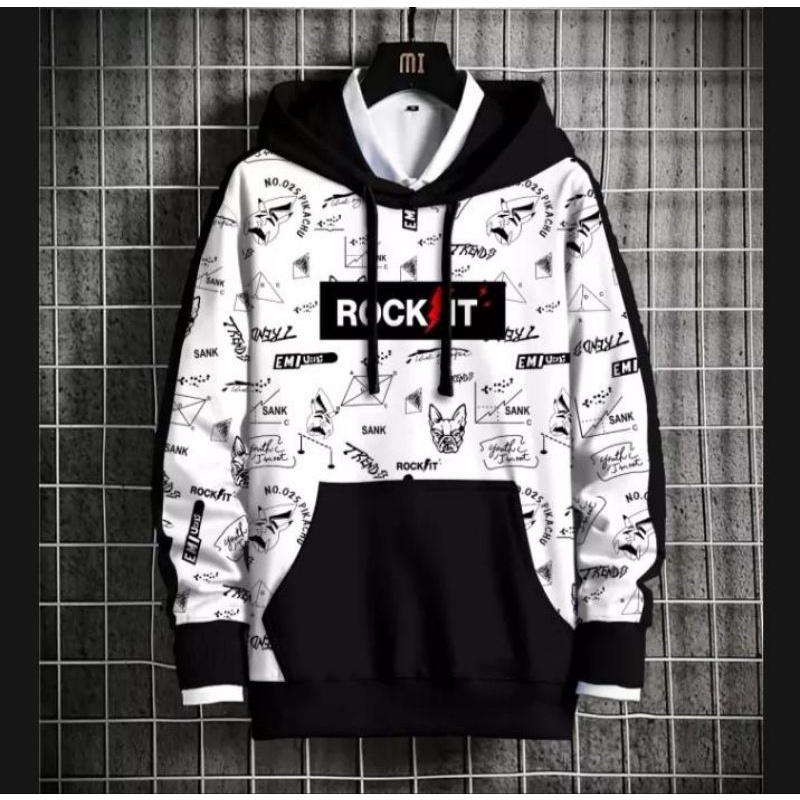 COD/DS/SWEATER HOODIE ROCK IT ( M-L )