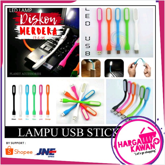 Lampu USB fleksibel  Stick LED (b6k)