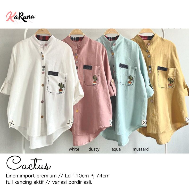 CACTUS BLOUSE by Karuna (100% ORIGINAL BY KARUNA)