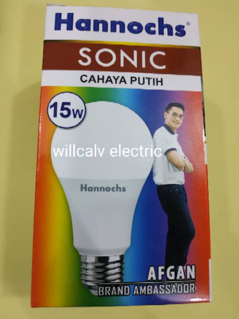 LAMPU LED HANNOCHS SONIC 15W 15WATT 15 WATT - LAMPU LED HANNOCH SONIC 15W 15WATT 15 W CAHAYA PUTIH