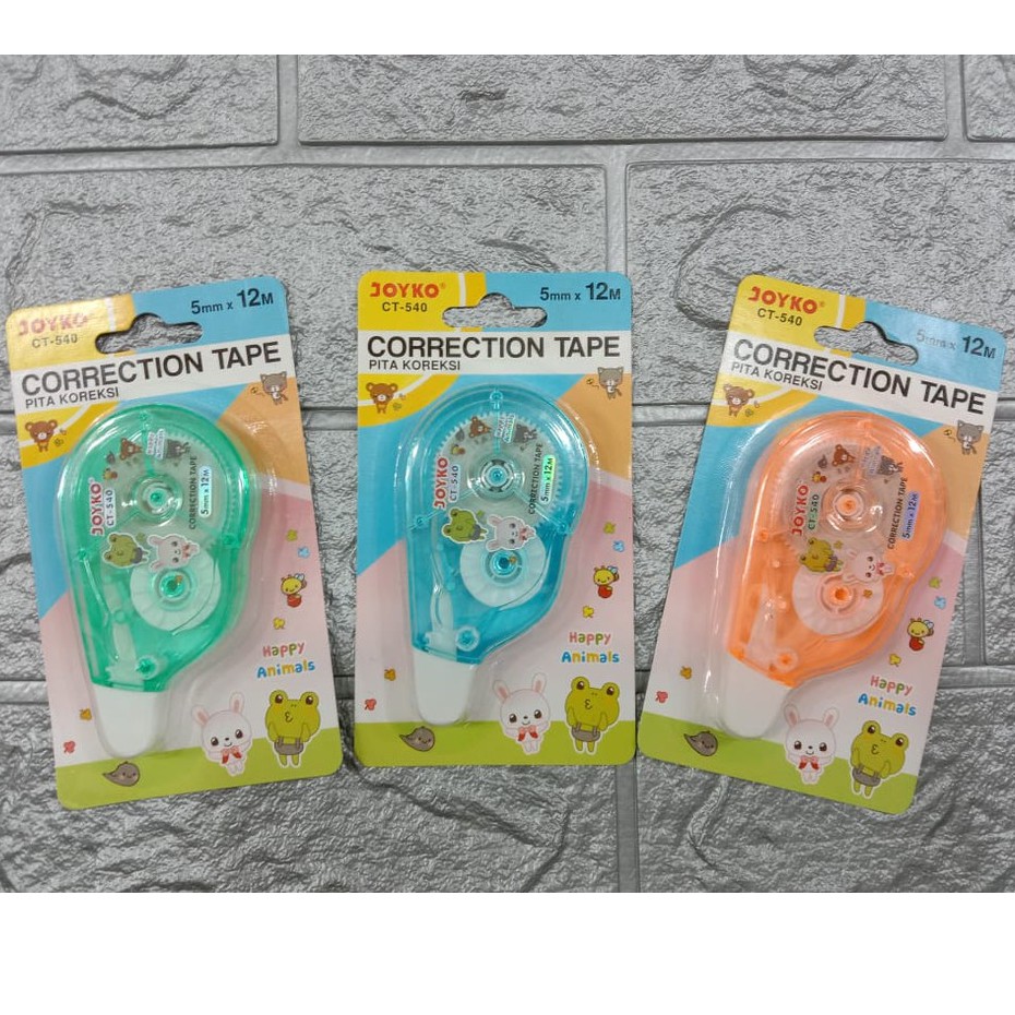 

Tip-Ex Roll Joyko (5 mm) / Pita Koreksi Roll Joyko / Tip-Ex Correction Tape