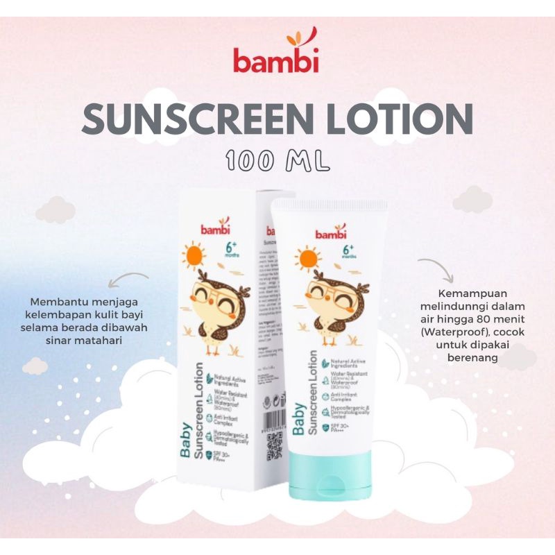 Bambi Baby Sunscreen Lotion 100ml