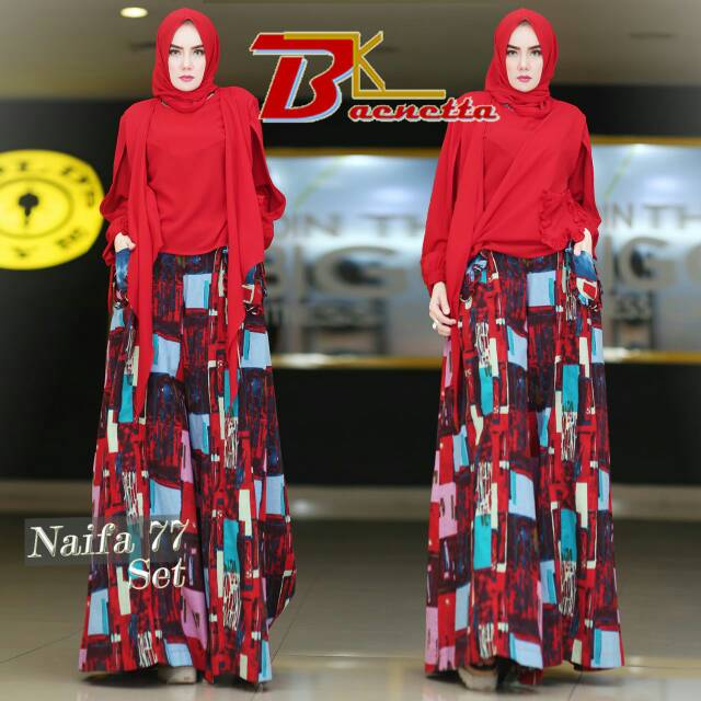 Set Kulot Naifa 77 Original by Baenetta READY