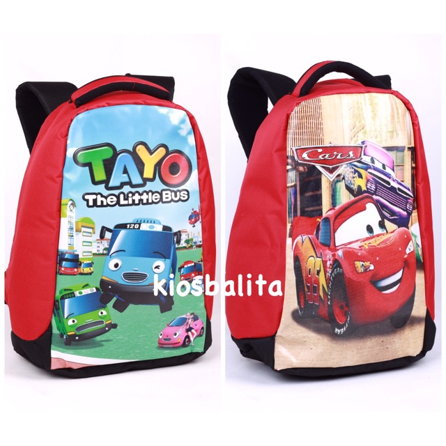 TAS RANSEL ANAK ANTI MALING DENGAN RAIN COAT &amp; TEMPAT LAPTOP/ tas anak sekolah/tas travelling