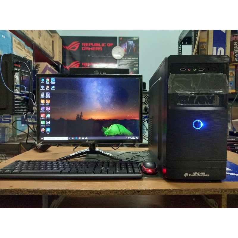 KOMPUTER INTEL CORE I5 RAM8GB SSD LED 19 INCI