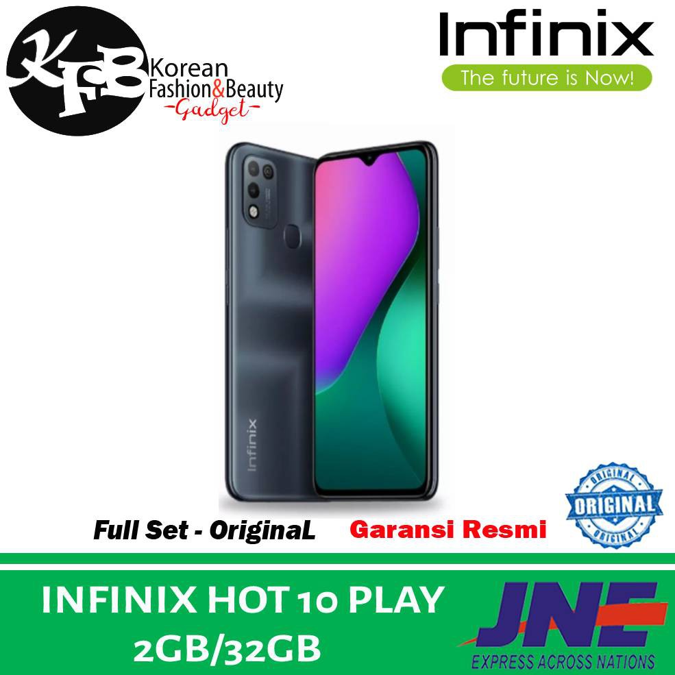 Hp android murah INFINIX HOT 10 PLAY 32GB/2GB - Original - Garansi