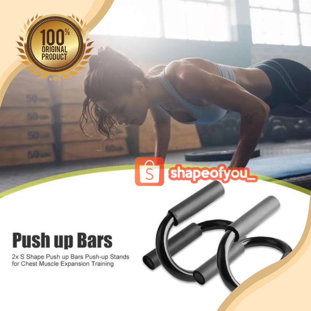 Grosir Power Push Up Bar Alat Fitnes Olahraga Di Rumah Elegan